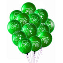 St Patricks Day Decorations Glasses Headwear Lucky Green Clover Swirl Phopo Balloons Cake Toppers for Irish Party Celebration | Plurfection.