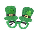 St Patricks Day Decorations Glasses Headwear Lucky Green Clover Swirl Phopo Balloons Cake Toppers for Irish Party Celebration | Plurfection.