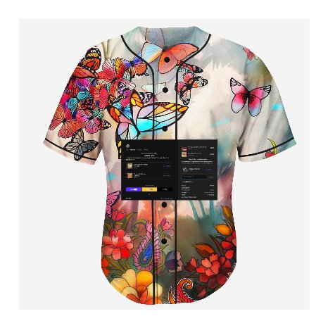 The butterflies jersey for EDM festivals - Plurfection