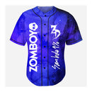 The deep blue raver jersey for EDM festivals - Plurfection