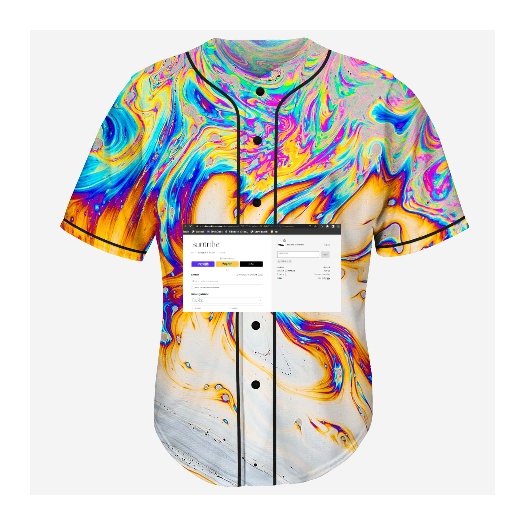 The trippy raver jersey for EDM festivals - Plurfection